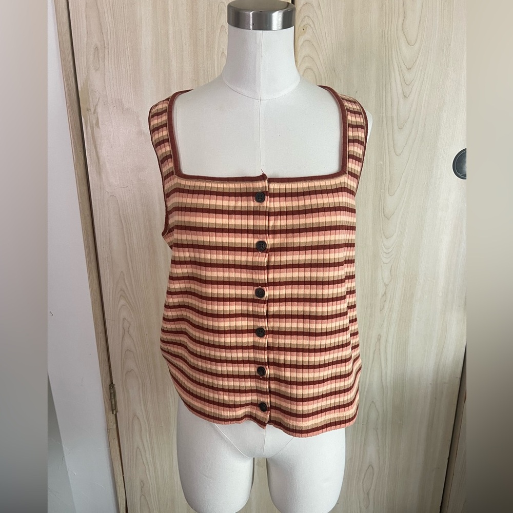 Madewell striped tank